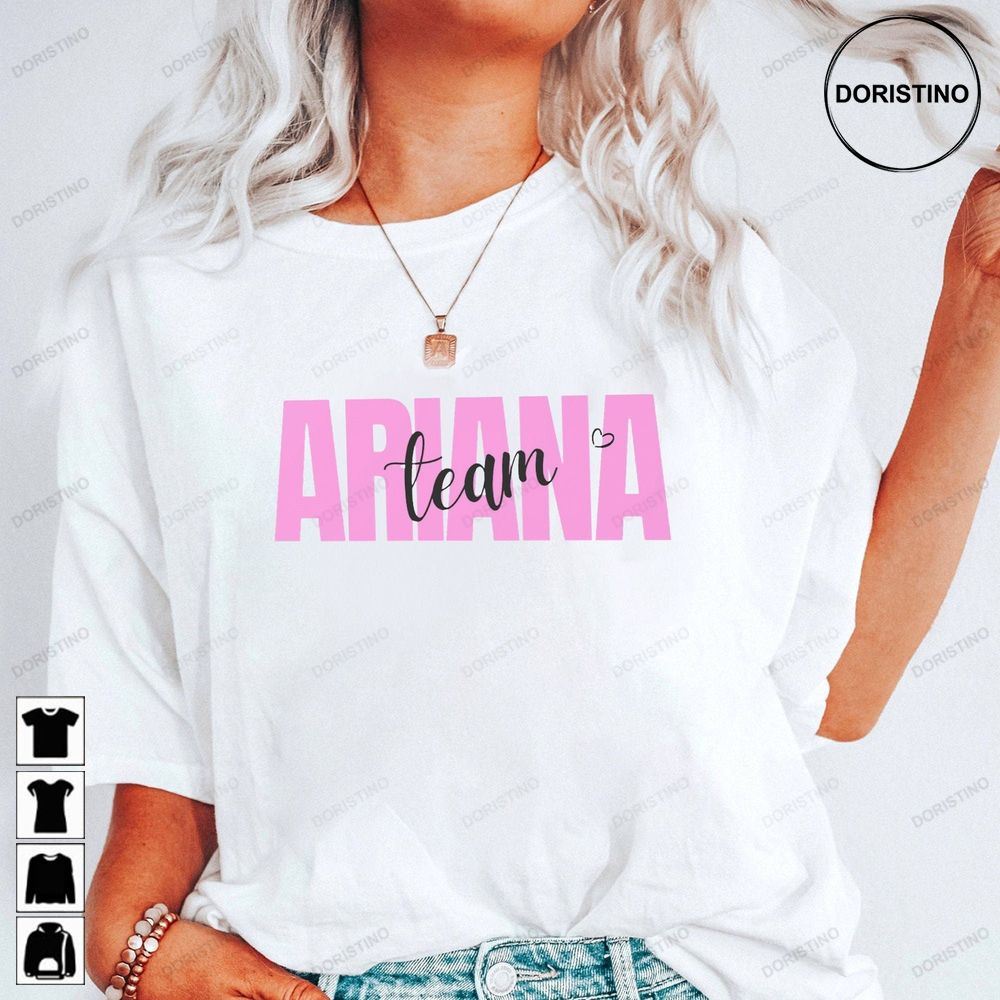 Team Ariana Vanderpump Rules Cotton Tee Unisex Crewneck Tee Women Clothing Limited Edition T-shirts