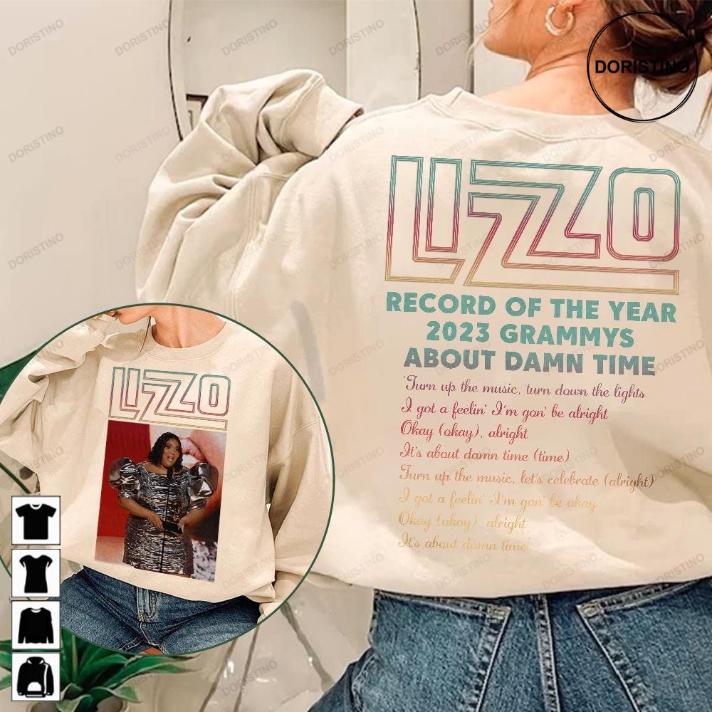 The Grammys 2023 Lizzo Wins Record Of The Year At The 2023 Grammy Awards World Tour Music 2023 Graphic Tee Unisex Trending Style
