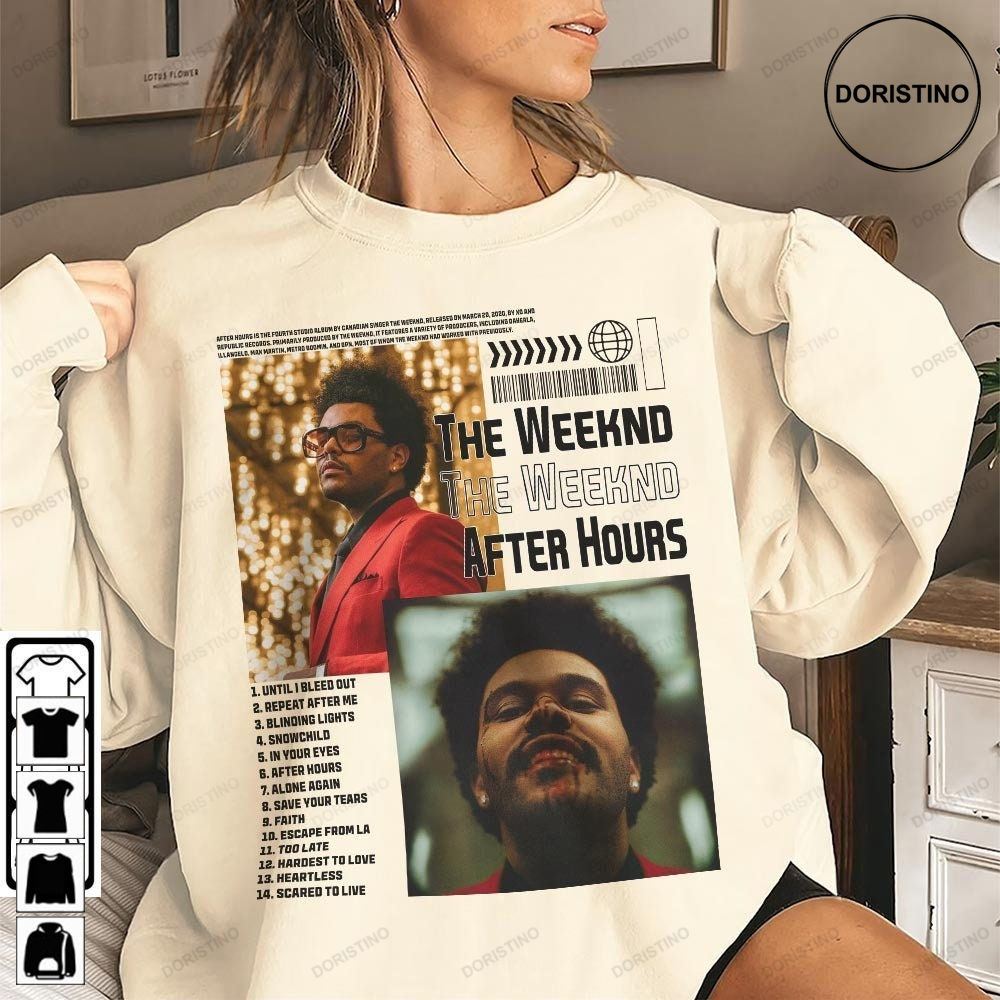 The Weeknd After Hours New Album Vintage Bootleg Inspired The Weeknd Graphic Unisex New Album Singer Music 2023 Awesome Shirts