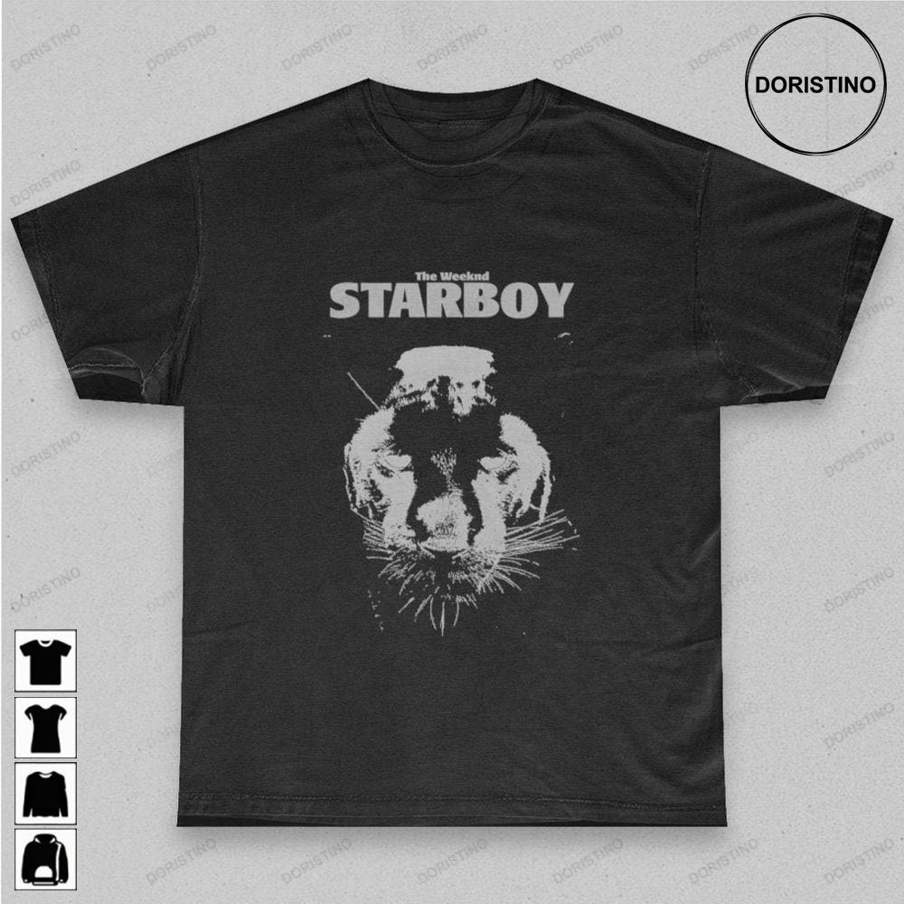 The Weeknd - Starboy Heavyweight Unisex Awesome Shirts