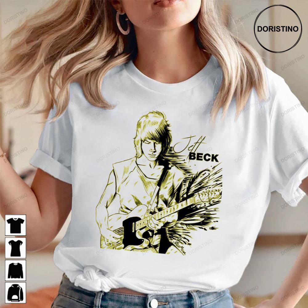 Thank You For The Memories Jeff Beck 1944 2023 Limited Edition T-shirts