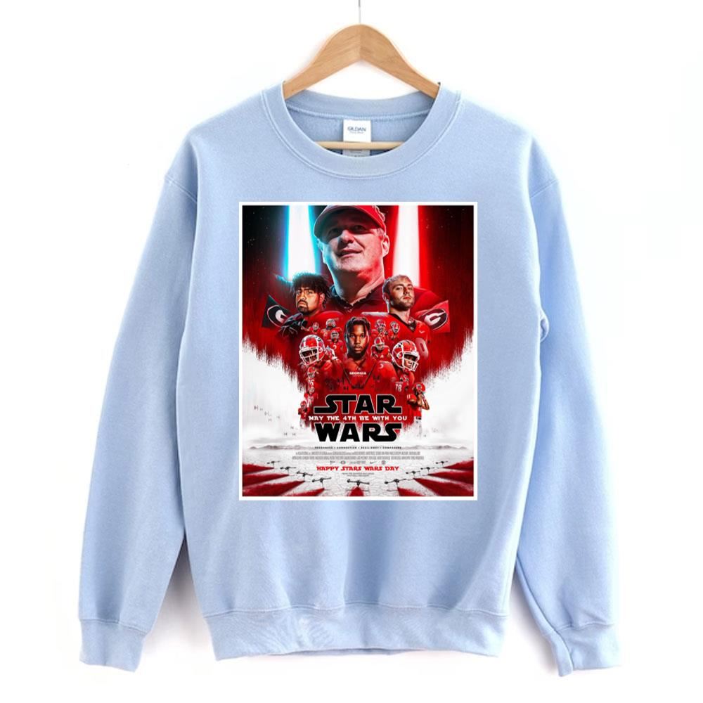 Georgia Football Star Wars May The 4th Be With You Doristino Limited Edition T-shirts