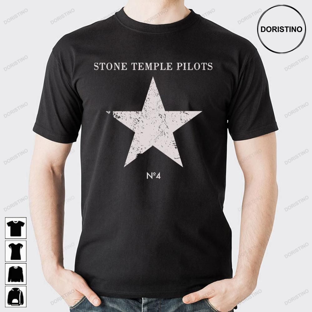 White Art Star Stone Temple Pilots Doristino Awesome Shirts