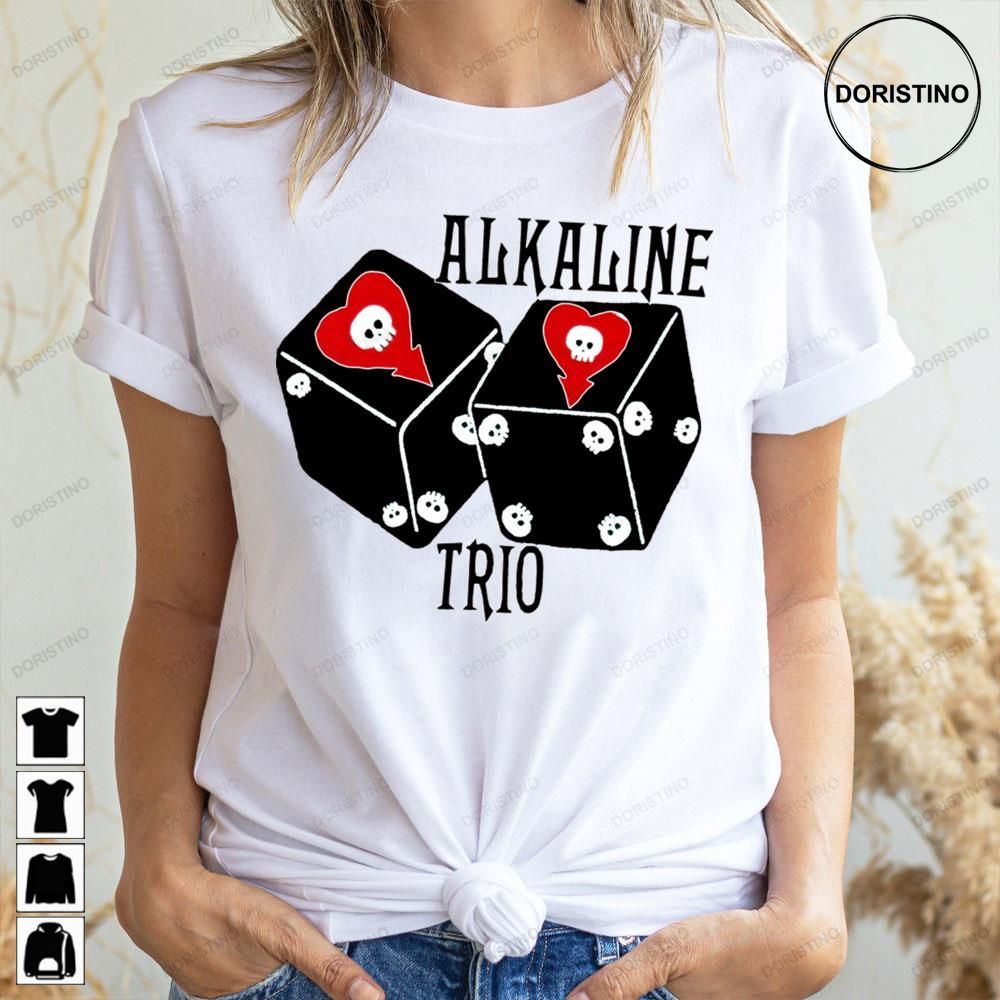 White Skull Alkaline Trio Doristino Awesome Shirts