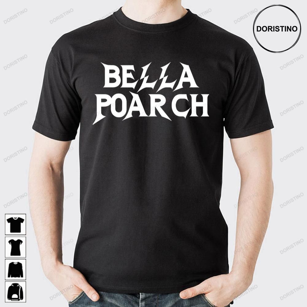 White Text Bella Poarch Logo Doristino Awesome Shirts