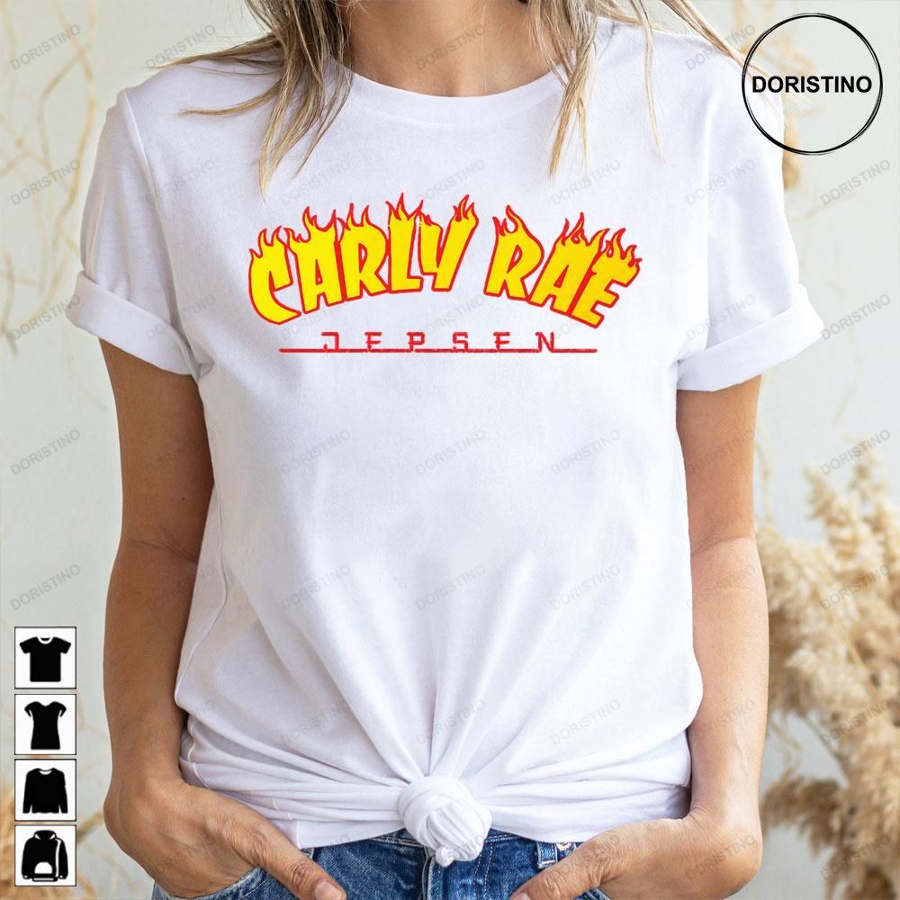 Yellow Art Carly Rae Jepsen Logo Doristino Limited Edition T-shirts