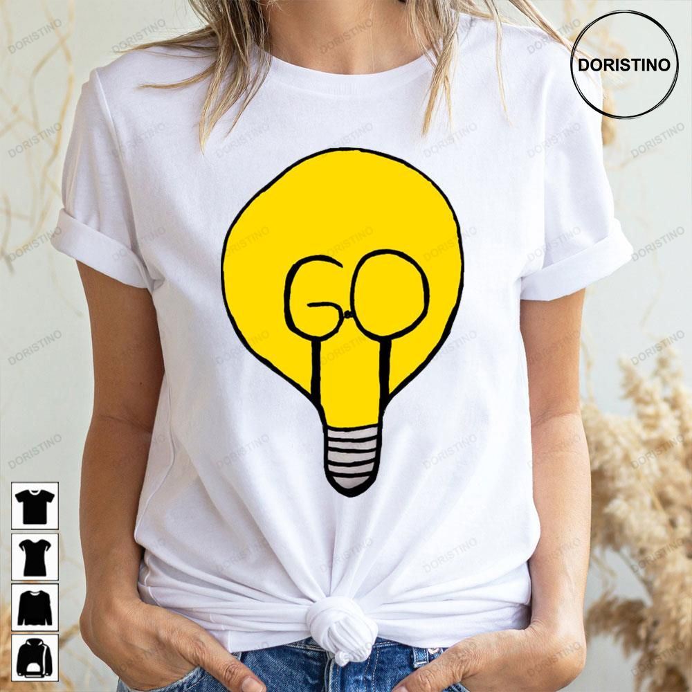 Yellow Art Light Bulb Go Doristino Trending Style