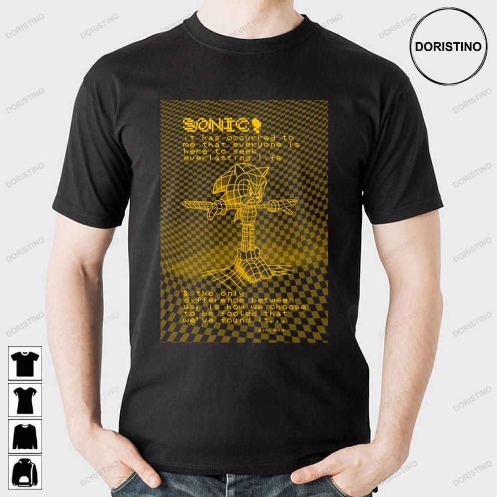 Yellow Art Simexe Sonic Doristino Limited Edition T-shirts