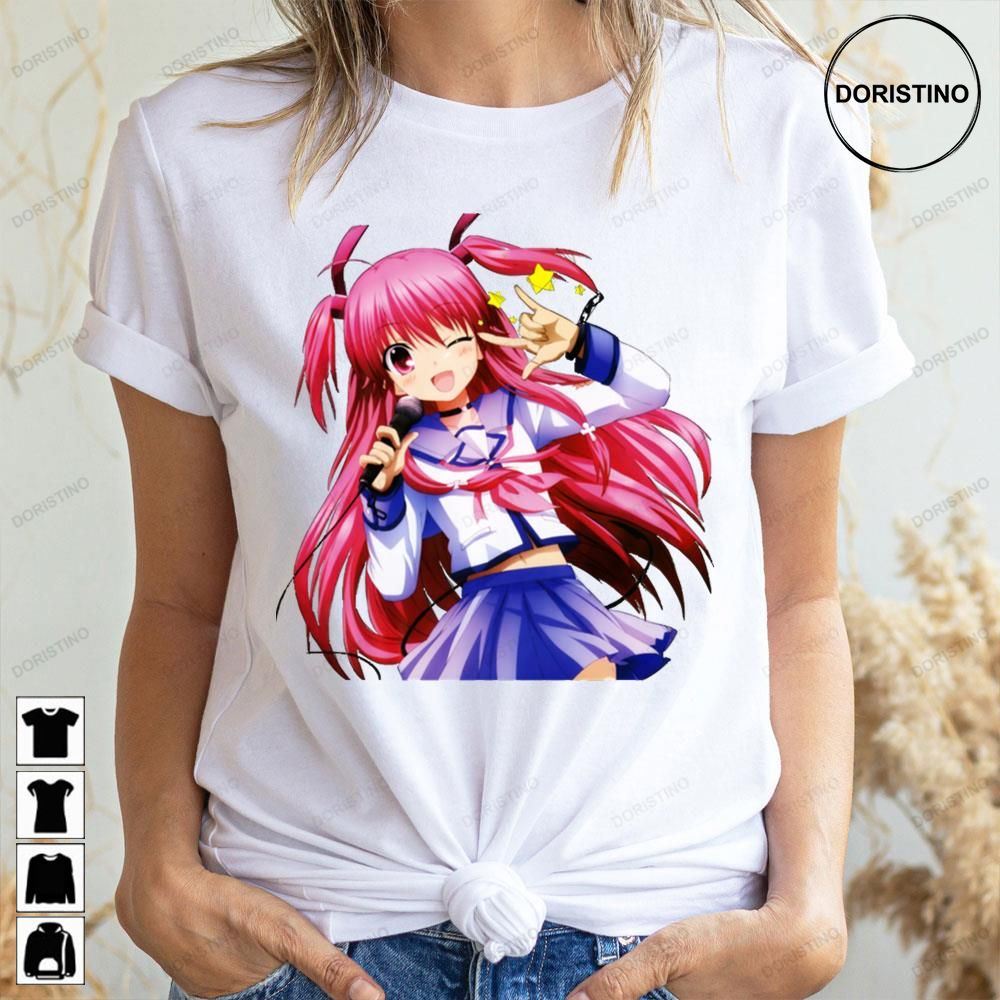 Yui Angel Beats Anime Doristino Limited Edition T-shirts