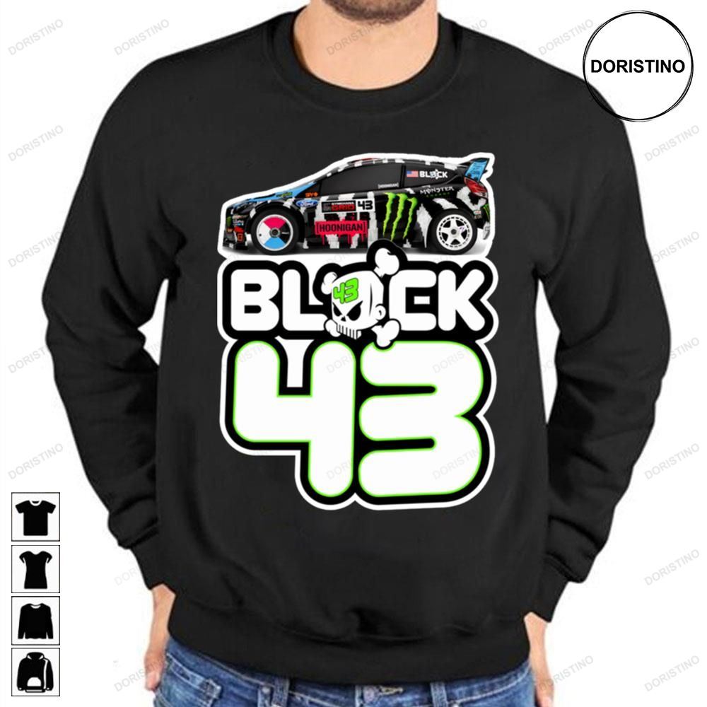 Ken Block 43 Rally Driver Drift Champion Limited Edition T-shirts