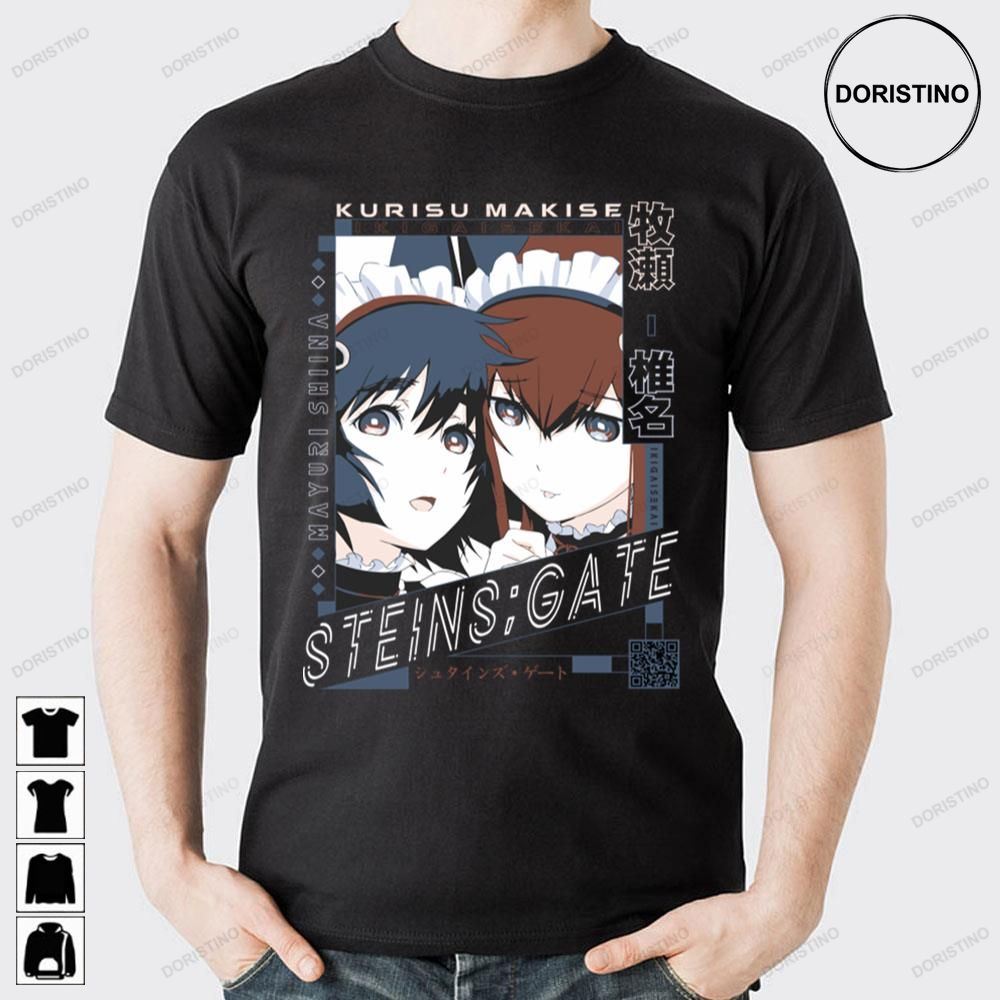 Kurisu Makise And Mayuri Shiina Anime Steins Gate Trending Style