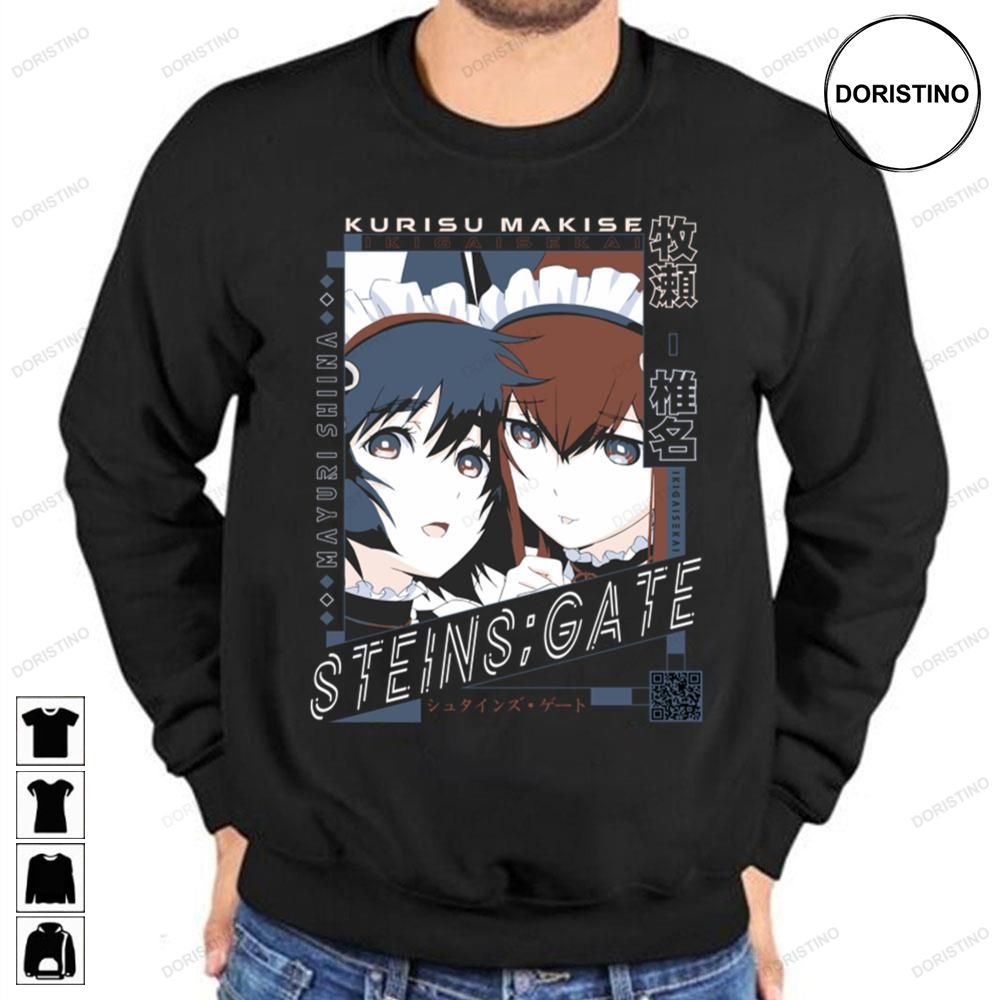 Kurisu Makise And Mayuri Shiina Steins Gate Trending Style