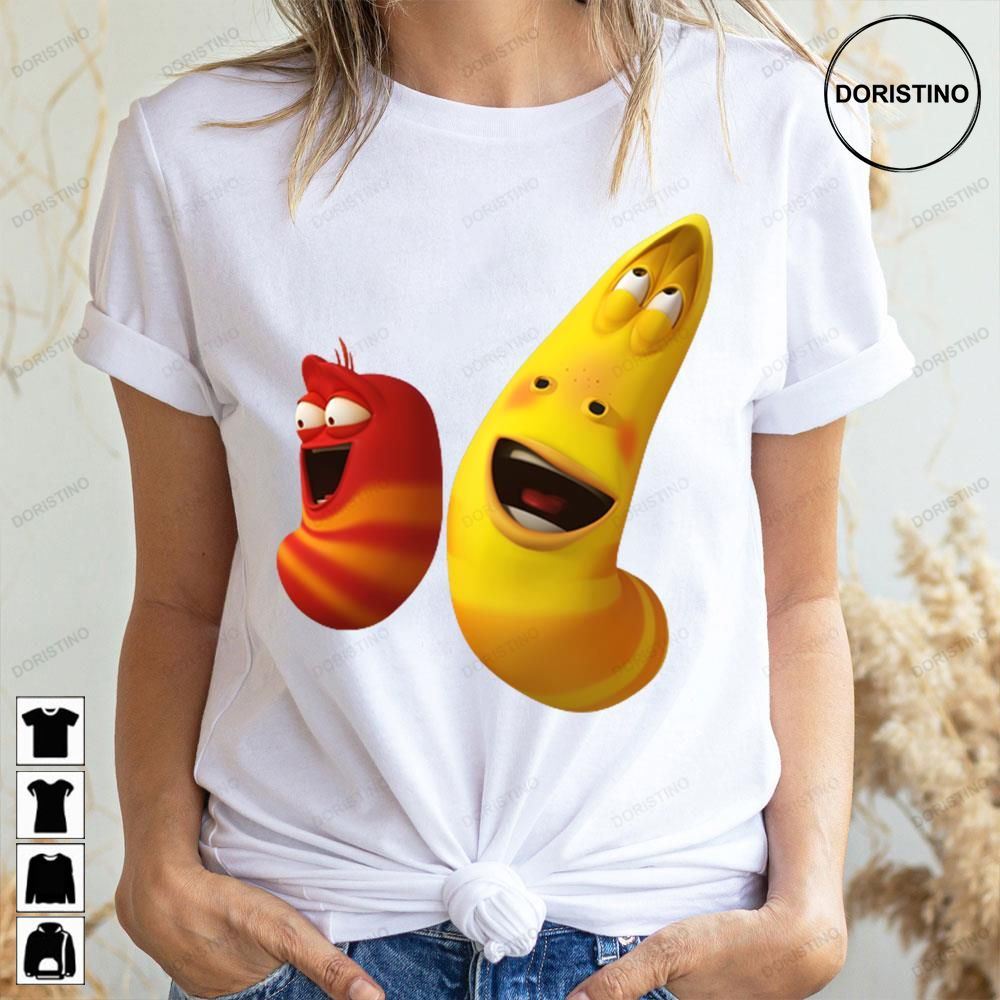 Comic Show Larva Red And Yellow Trending Style