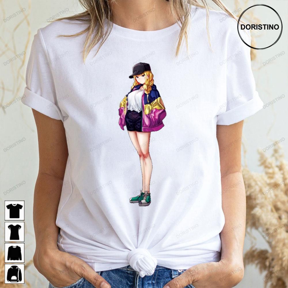 Cool Girl Eiko Tsukimi Ya Boy Kongming Awesome Shirts