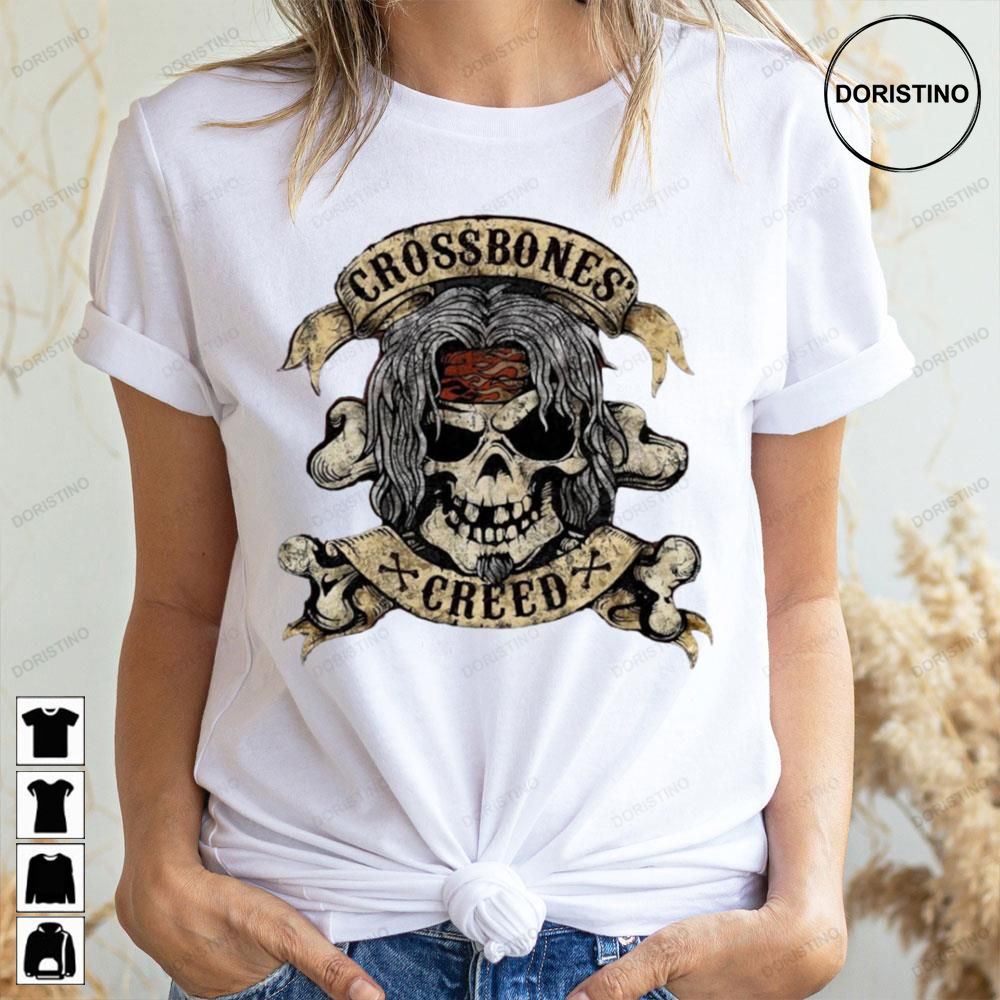 Crossbones Creed Band Limited Edition T-shirts