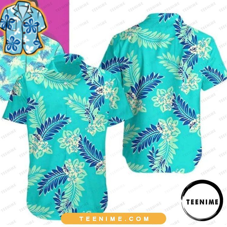 Tommy Vercetti Gta Ver 2 Summer Turquoise Teenime Hawaiian Shirt