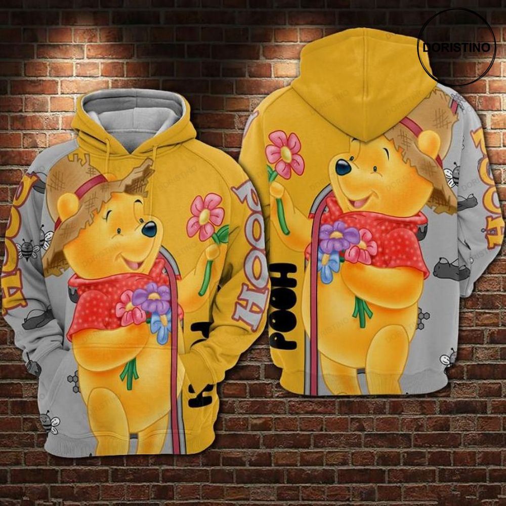 Pooh Bear Winnie The Pooh V2 Awesome 3D Hoodie