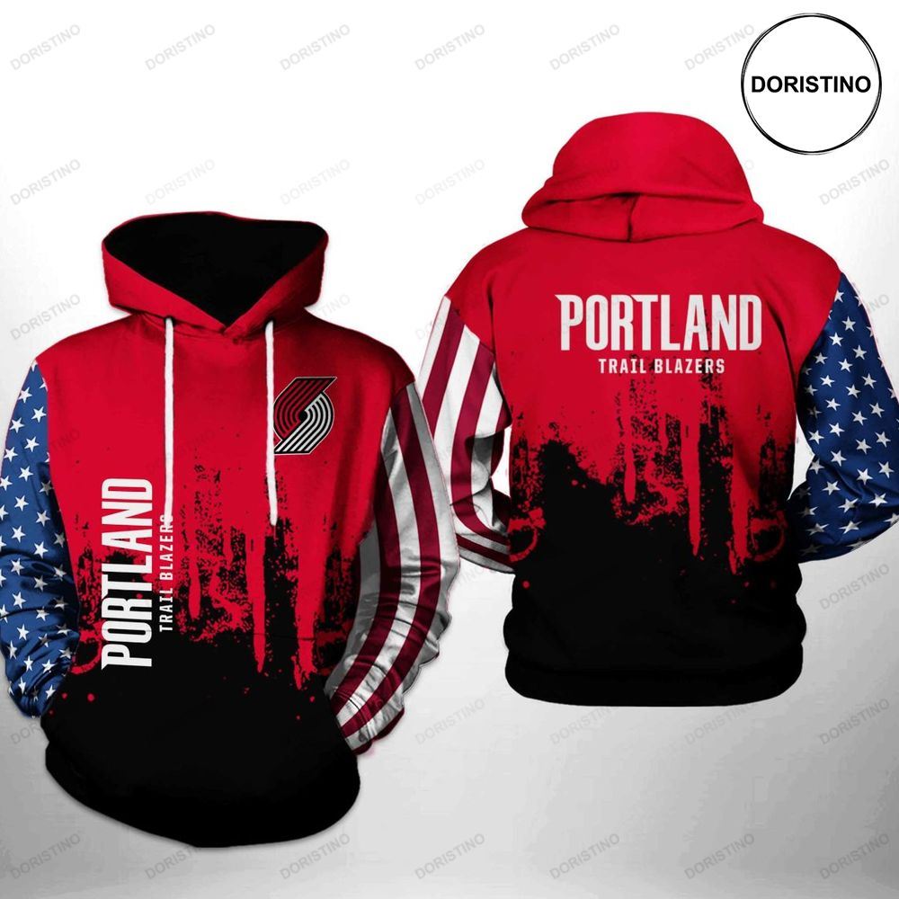 Portland Trail Blazers Nba Team Us Limited Edition 3d Hoodie