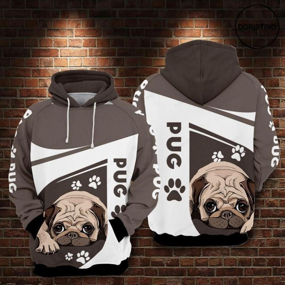 Pug Dog V3 Limited Edition 3d Hoodie