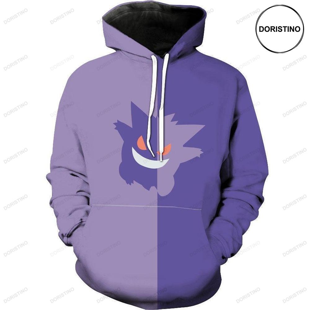 Purple Gengar Pokemon Limited Edition 3d Hoodie