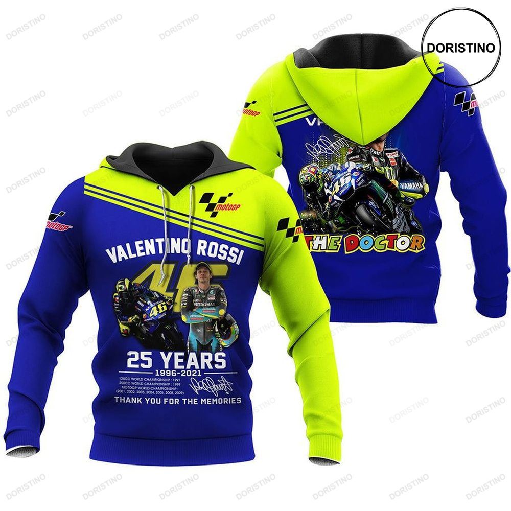 Racing Valentino Rossi Moto Gp Gift For Moto Fans Limited Edition 3d Hoodie