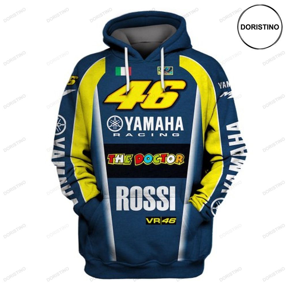 Racing Valentino Rossi Moto Gp Awesome 3D Hoodie