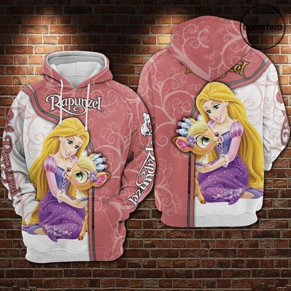 Rapunzel Tangled And Bambi Funny Awesome 3D Hoodie