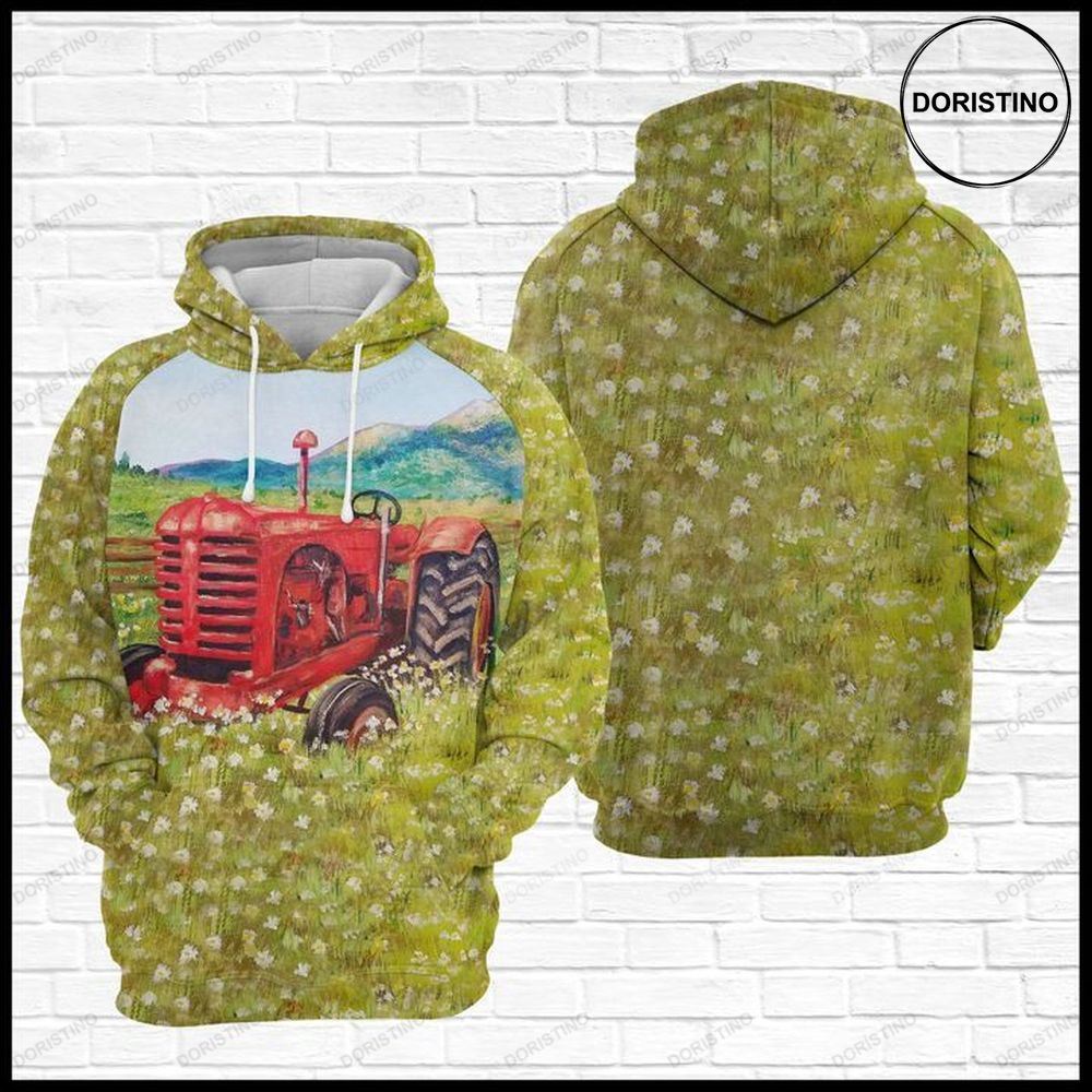 Red Tractor Limited Edition 3d Hoodie