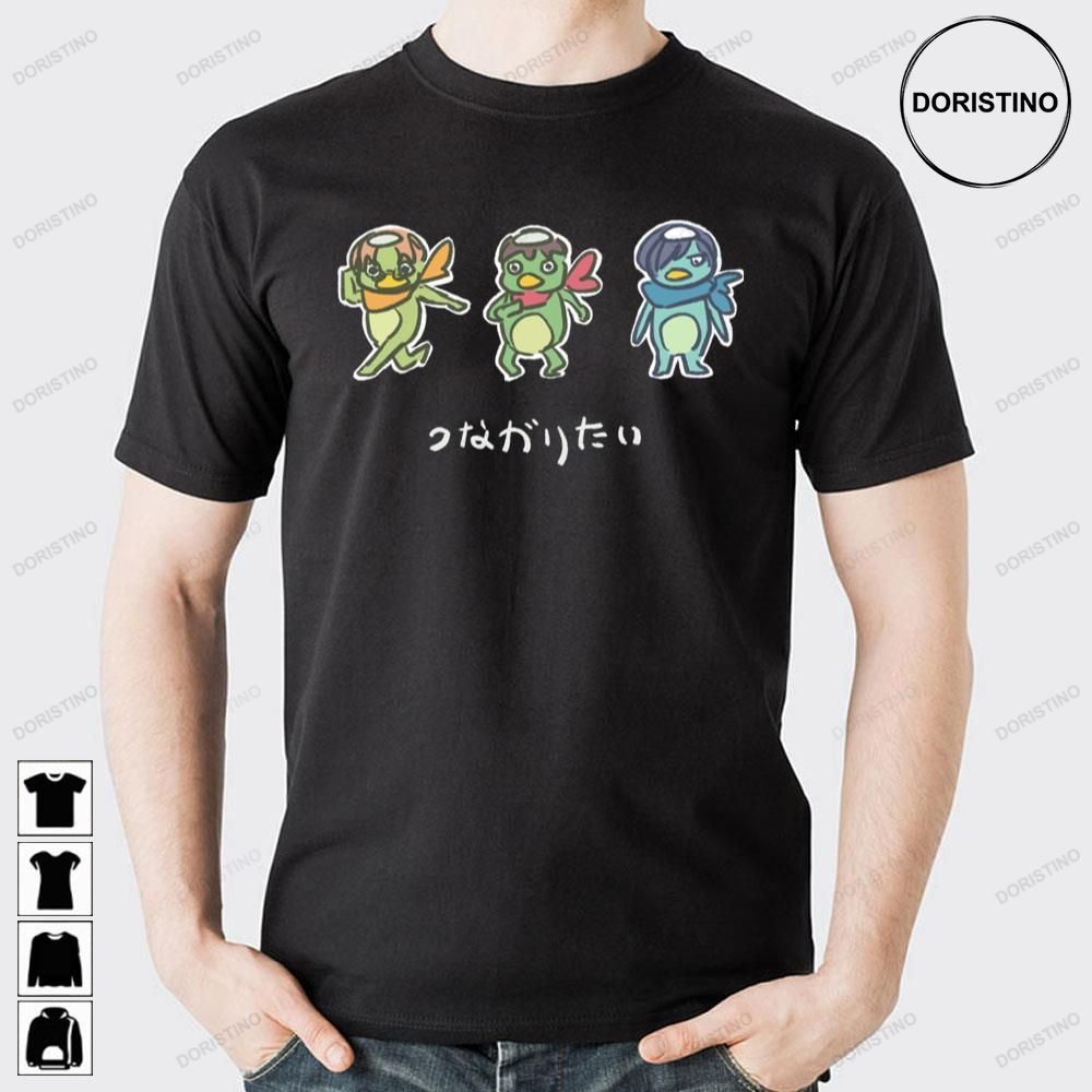 Low Quality Sarazanmai Kappas Want To Connect Limited Edition T-shirts