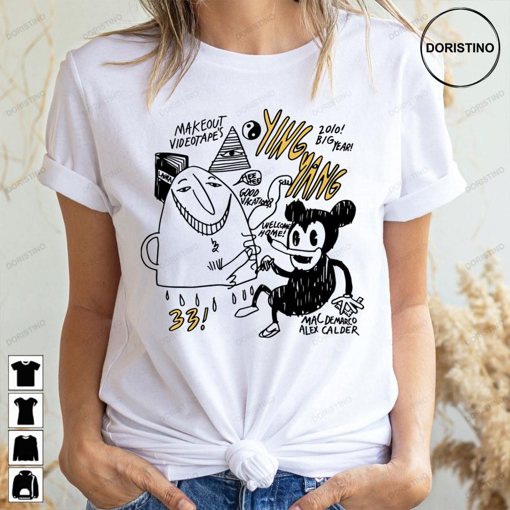 Makeout Videotape Ying Yang Limited Edition T-shirts