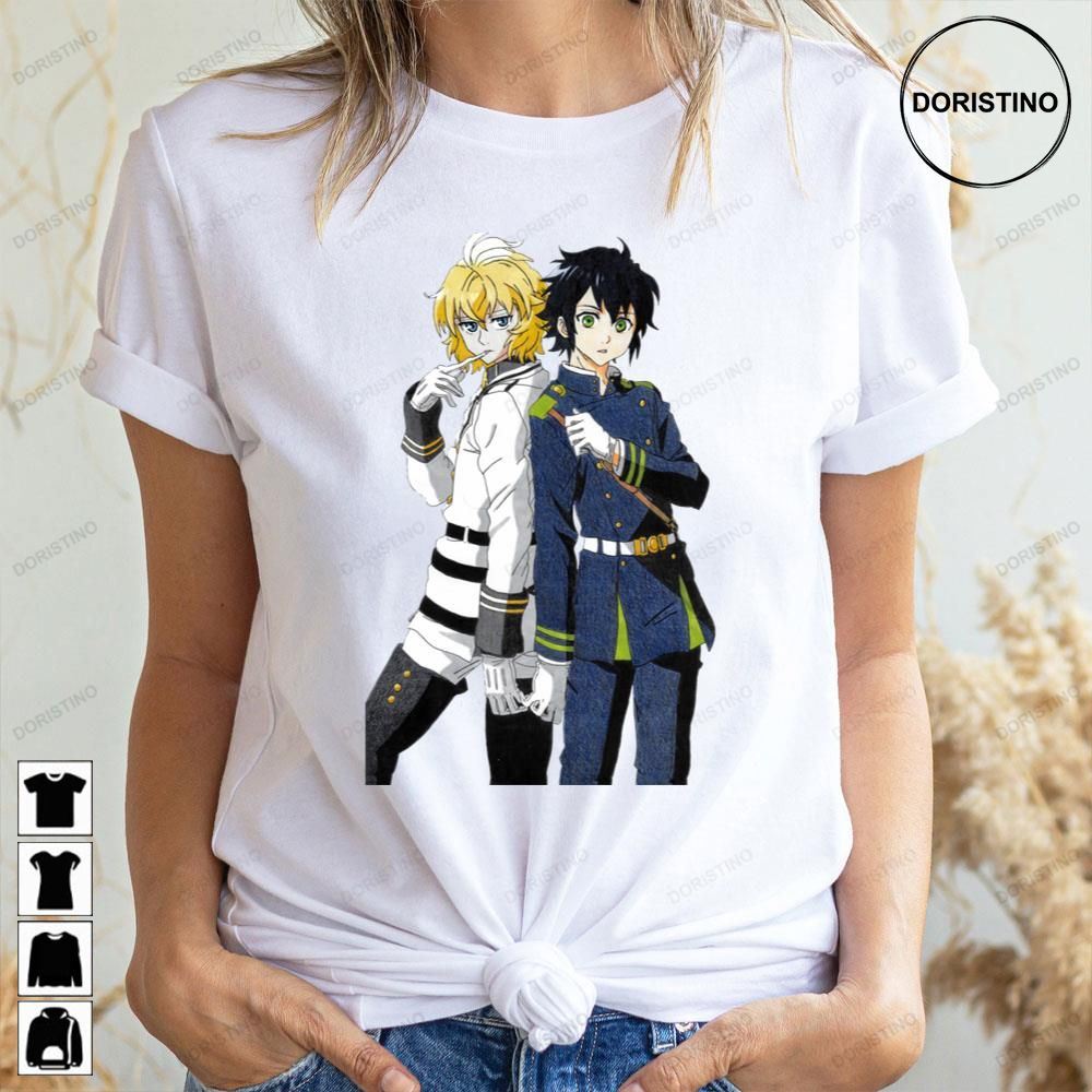 Mika And Yuu Owari No Seraph Limited Edition T-shirts