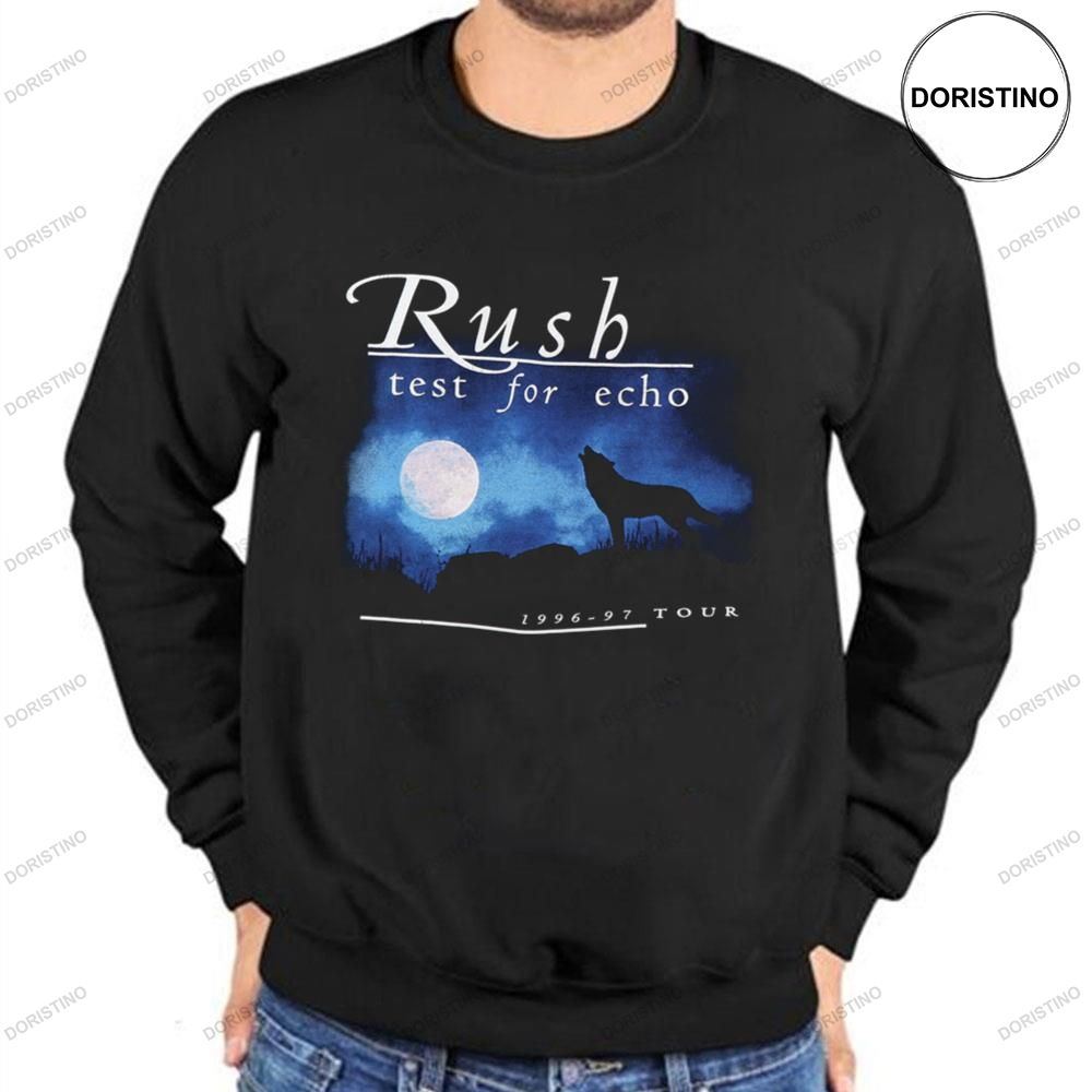 Rush Test For Echo Tour 1996 Vintage Limited Edition T-shirt