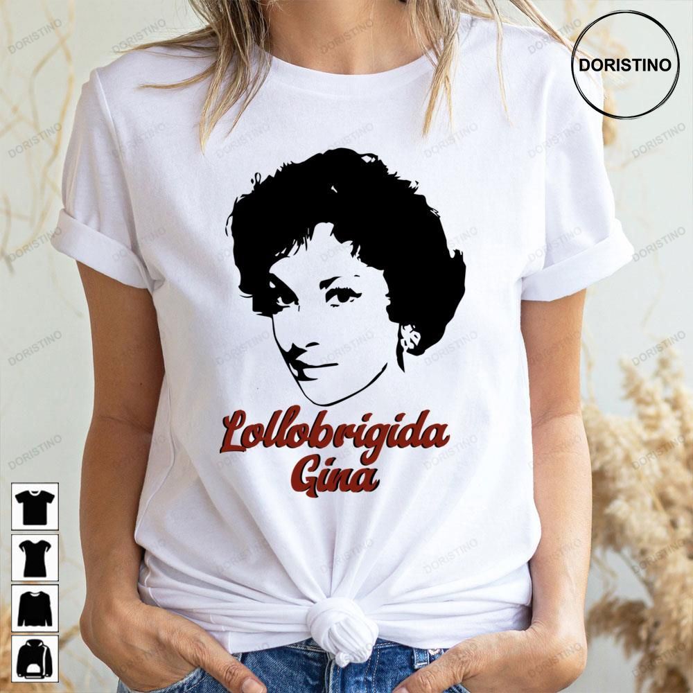 Gina Lollobrigida Line Art Limited Edition T-shirts