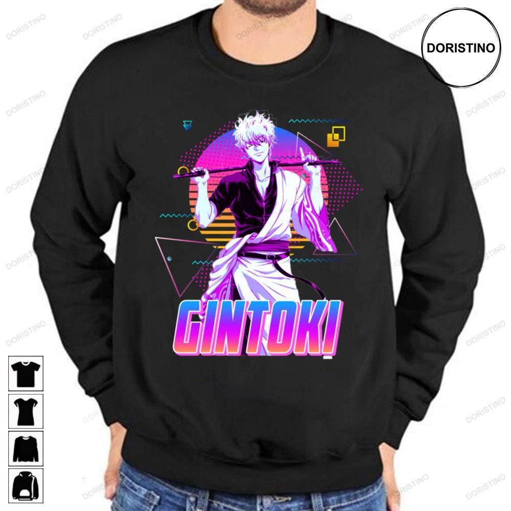 Gintoki Sakata Retro Awesome Shirts