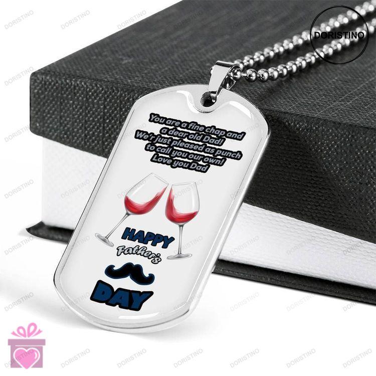 Dad Dog Tag Custom Picture Fathers Day Gift You Are A Final Chap Dog Tag Military Chain Necklace For Doristino Awesome Necklace