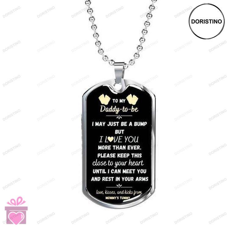 Dad Dog Tag Custom Picture Fathers Day Keep This Close To Your Heart Dog Tag Necklace Gift For Dad T Doristino Awesome Necklace