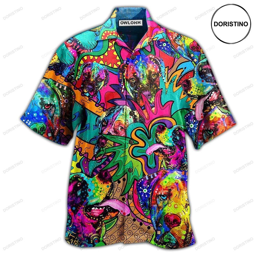 Hippie Dogs Colorfull Limited Edition Hawaiian Shirt