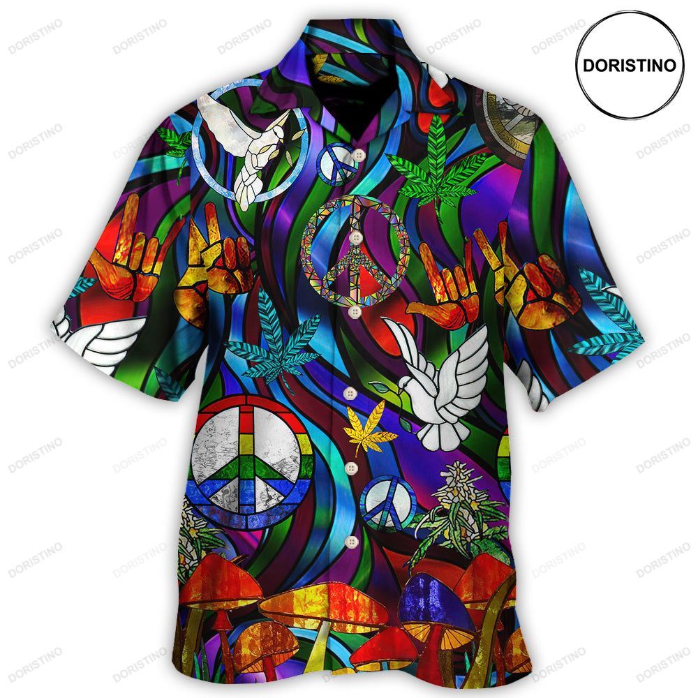 Hippie Is Peace Love Bird Life Hawaiian Shirt