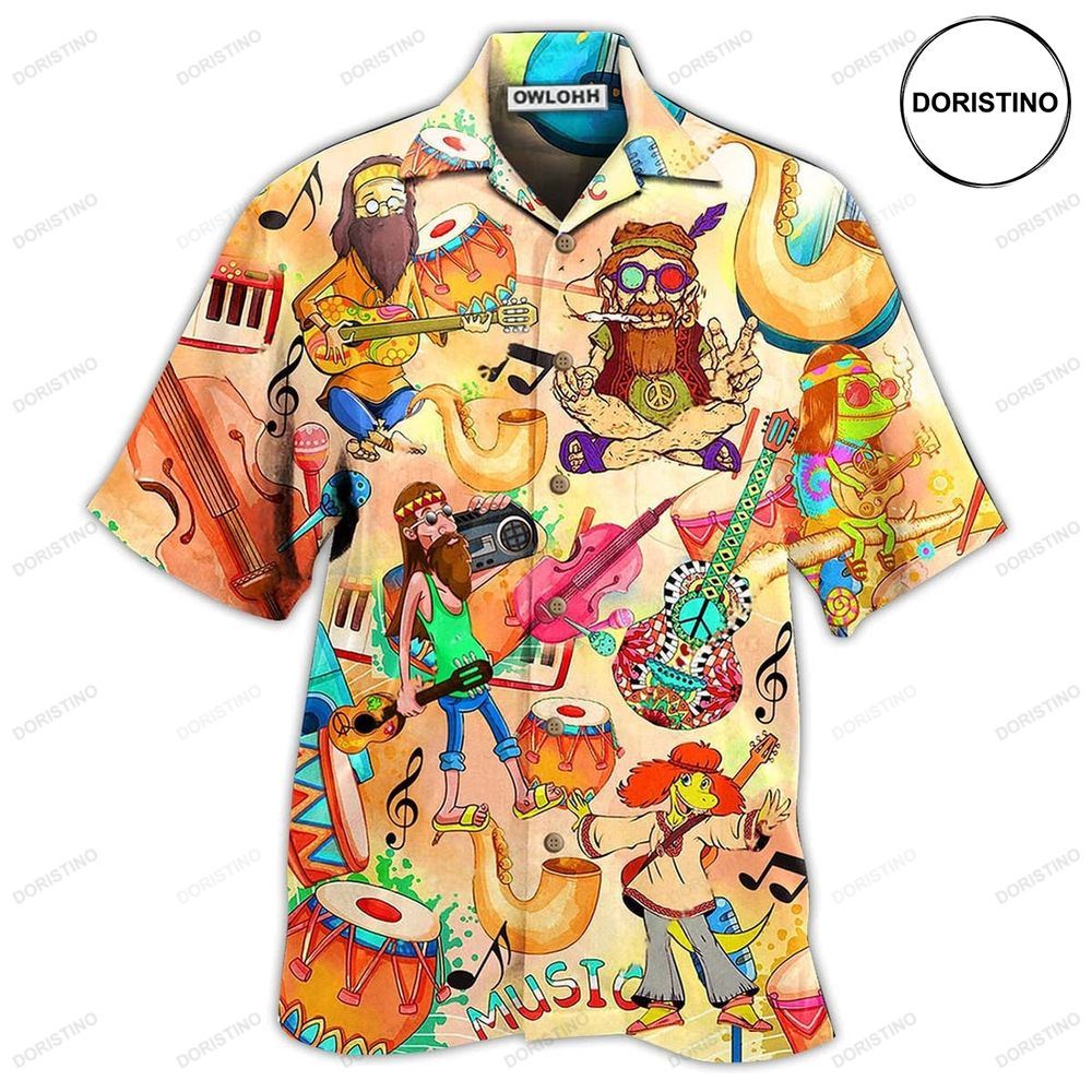 Hippie Music Funny Limited Edition Hawaiian Shirt