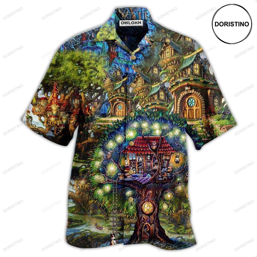 Hippie My Mysterious Dream Treehouse Limited Edition Hawaiian Shirt