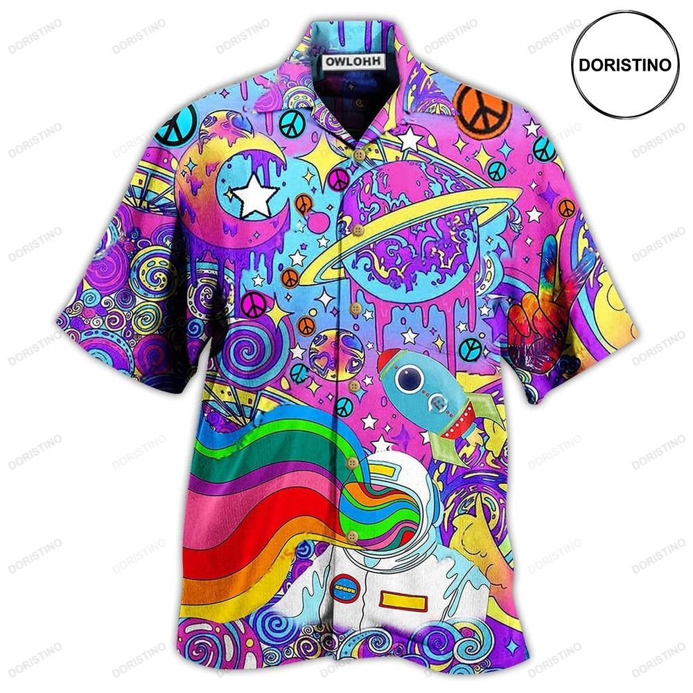 Hippie Planet Peace The Colorful Of Life Limited Edition Hawaiian Shirt