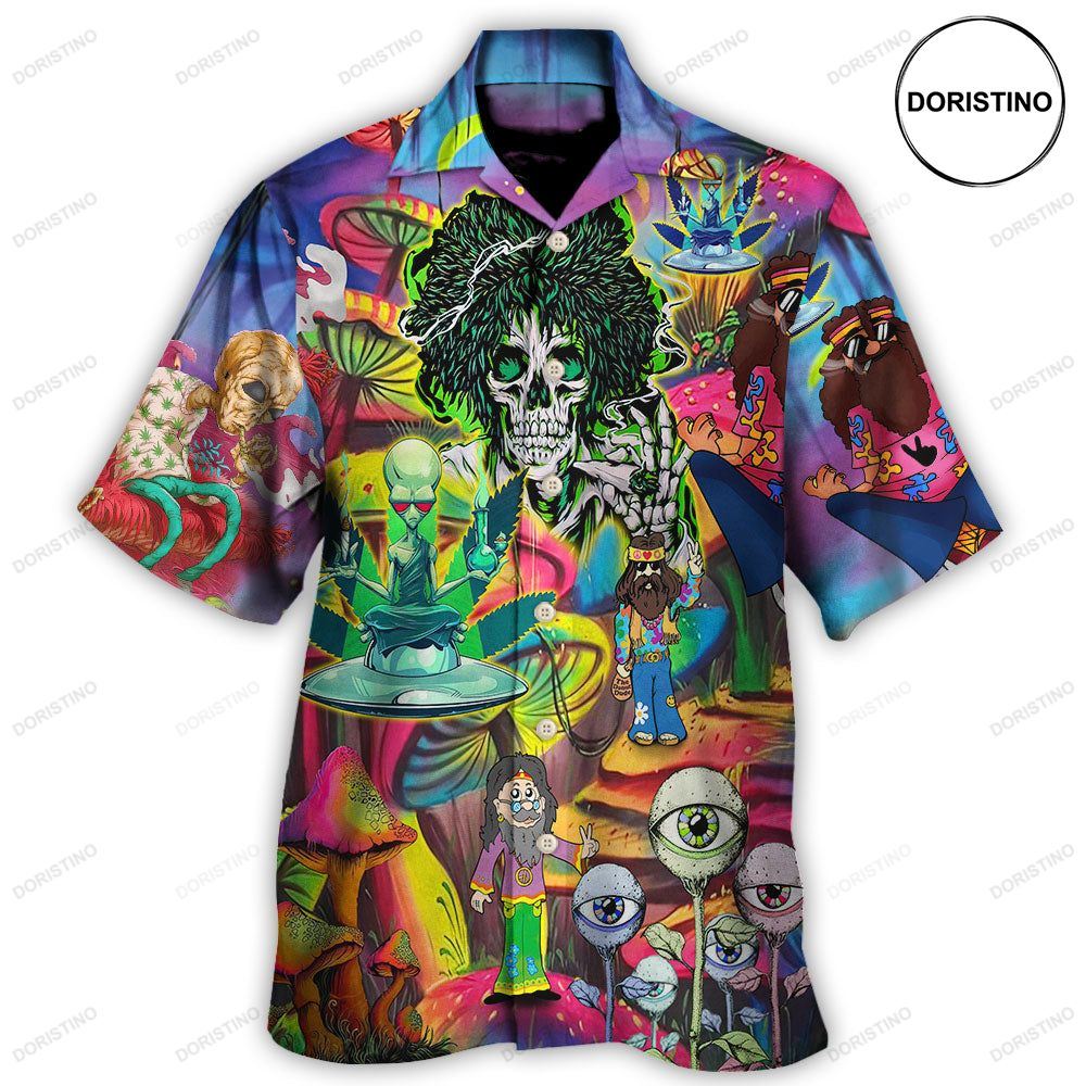 Hippie Skull Cool Life Limited Edition Hawaiian Shirt