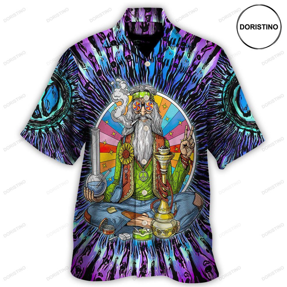 Hippie Stoner Peace Love Limited Edition Hawaiian Shirt