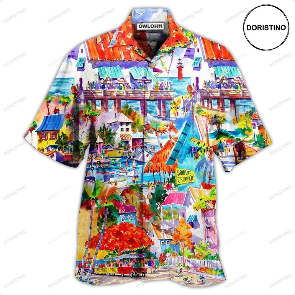 Holiday Summer Vacation By The Beach Hawaiian Shirt