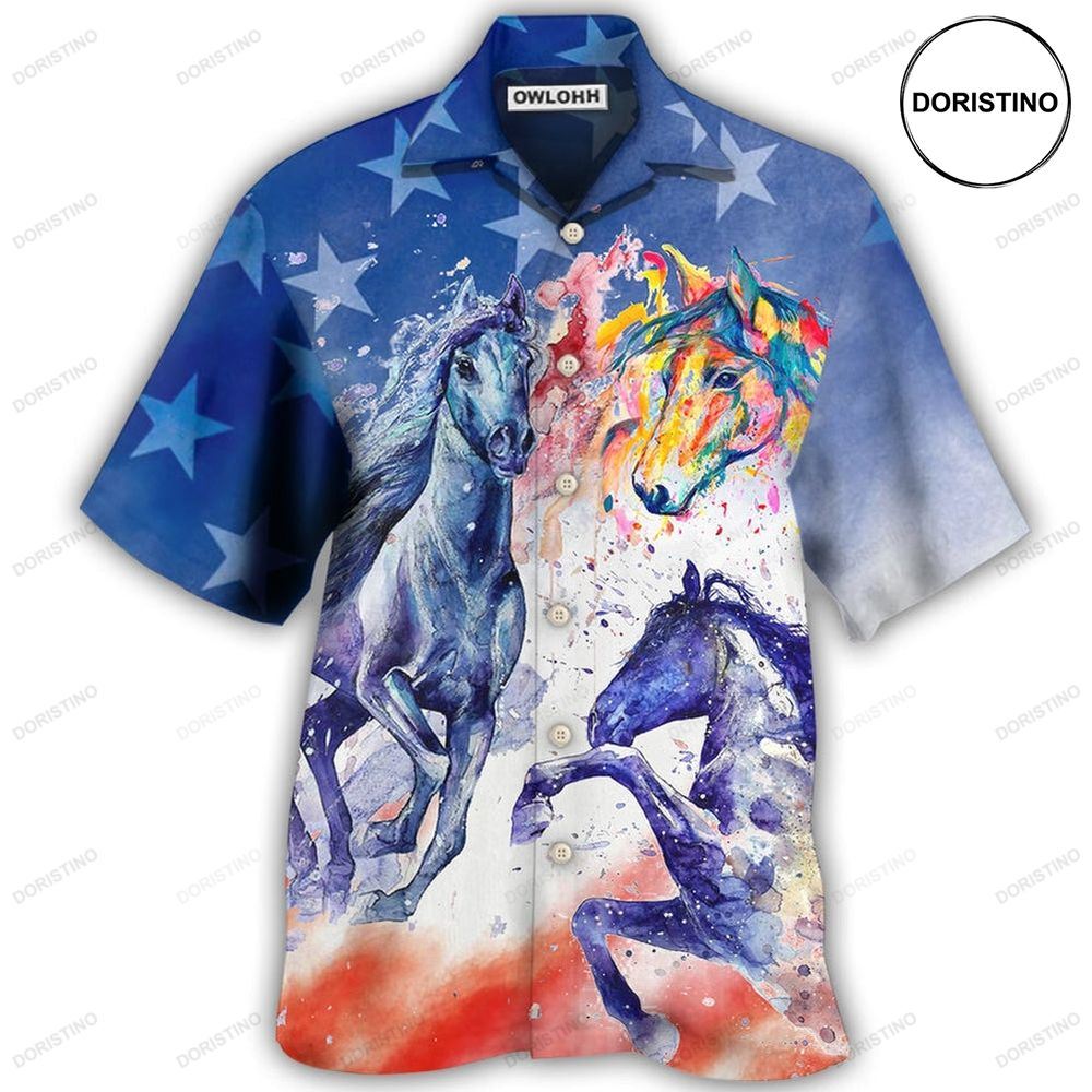 Horse Independence Day Limited Edition Hawaiian Shirt