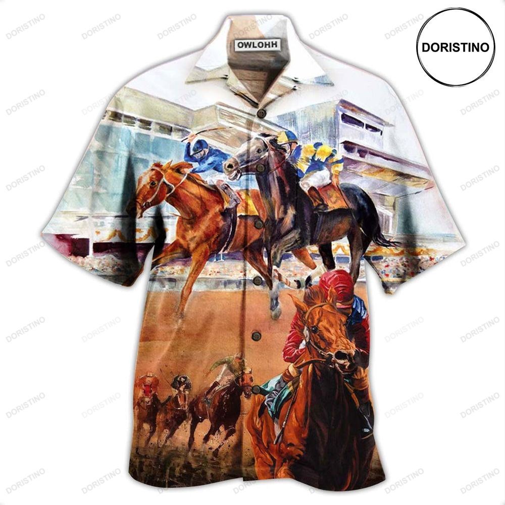 Horse Racing Amazing Awesome Hawaiian Shirt