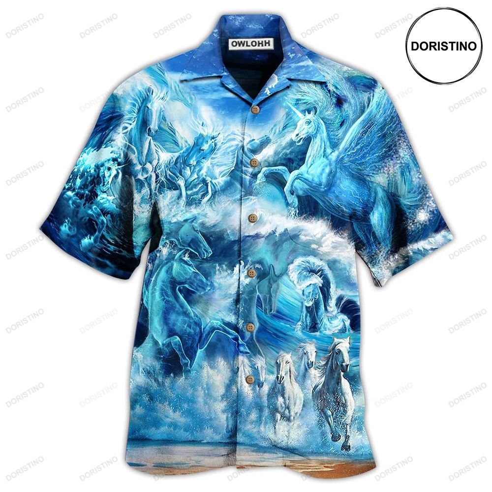 Horse Run To The Sea And Free The Souls Limited Edition Hawaiian Shirt