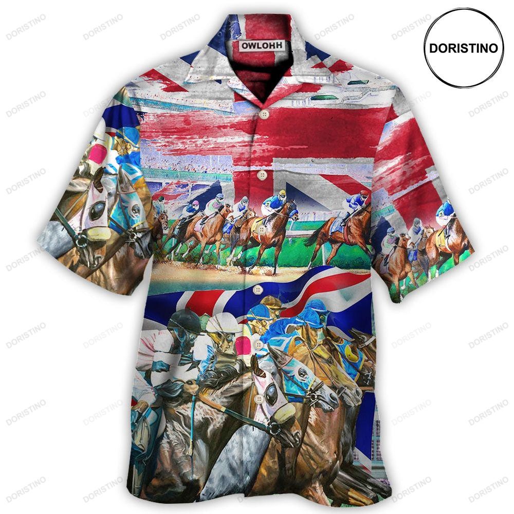 Horse United Kingdom Horse Racing Amazing Seat Lover Limited Edition Hawaiian Shirt
