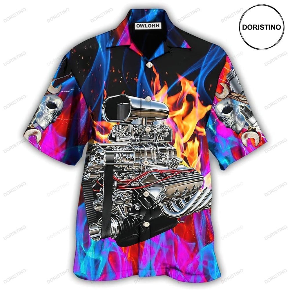 Hot Rod Amazing Colorful Flame Limited Edition Hawaiian Shirt