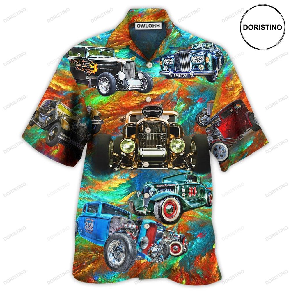 Hot Rod Car How To Ride A Hot Rod Limited Edition Hawaiian Shirt